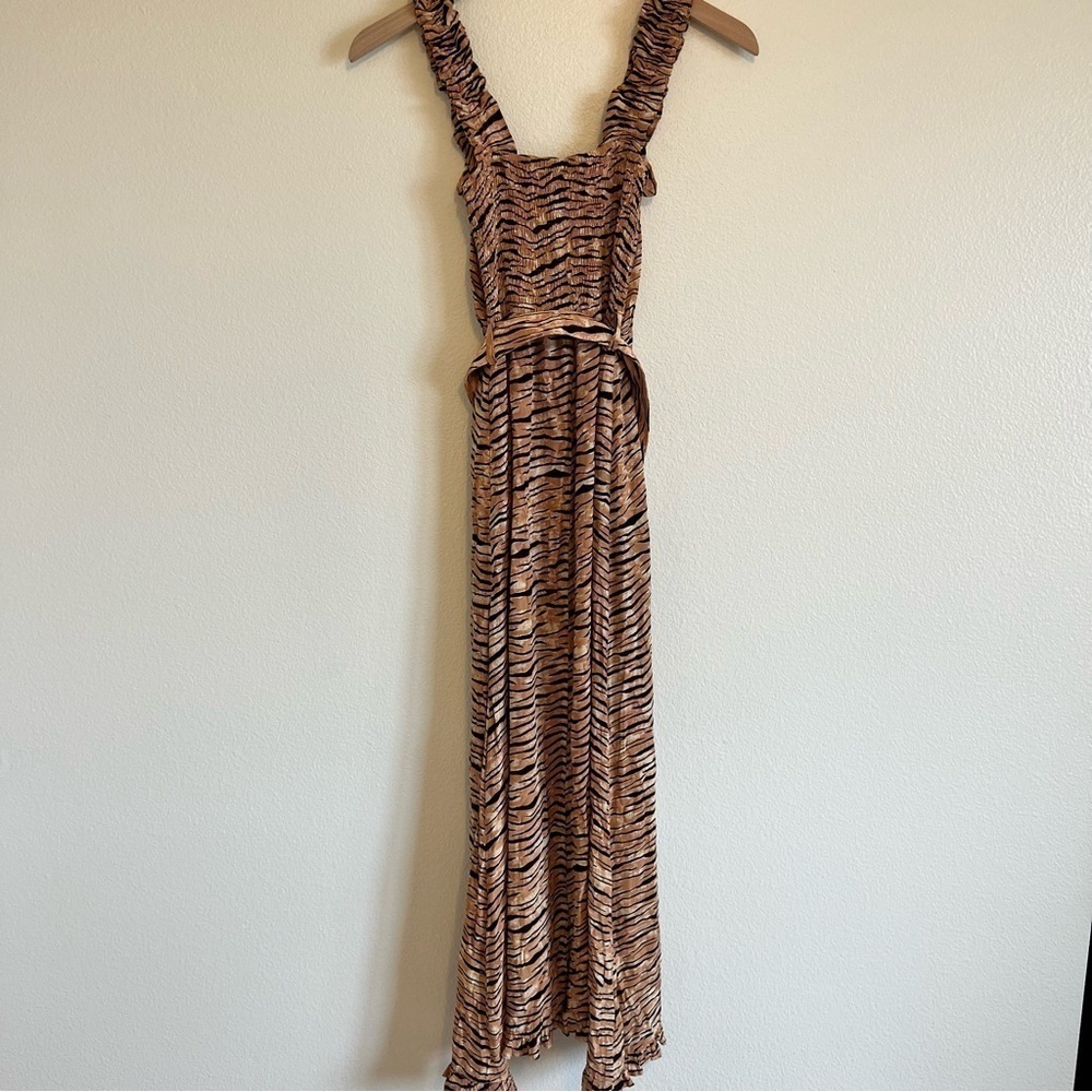 Faithfull The Brand Saint Tropez Midi Dress Animal 2 - Picture 9 of 14